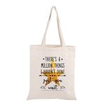 PLITI Musical Gift Musical Inspired Tote Bag There's a Million Things I Haven't Done But Just You Wait Bag(there a million thingsTGU)