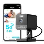 JAIOTlink 1080P 2.4g/5g Indoor Camera, Plug-in Cameras for Home Security w/Night Vision, Baby/Elder/Home Cameras Indoor with Phone App, Motion Detection, 2-Way Talk, WiFi Camera Compatible w/Alexa