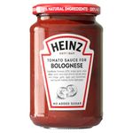 Heinz Tomato Sauce for Bolognese • Italian Restaurant Style Rich Tomato Cooking Bolognese Sauce for Spaghetti, Pasta, Lasagna & Gourmet Recipes • Thick Savoury Tomato Base, 12.35 oz ℮ 350 g