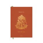 Papier Travel Journal - Red, 15.3 x 21.5cm | Hardback Cover Holiday Trip Itinerary Planner & Memory Scrapbook | Vacation Budget Plan, To-Do & Packing List Organiser | Travel Diary & Entertainment