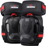 NoCry Professional Work Knee Pads Construction with Ankle Support and Heavy Duty Anti-Slip Cap — Foam Cushion and Extra Thick Gel Knee Pads for Men and Women — Reinforced Thigh & Shin Straps Protector