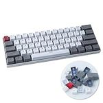 Sunzit Keycaps, 61 Keycaps Backlight Two-Color Mechanical Keypad PBT Keycap For RK61 / GH60 / ALT61 / Annie/Keyboard Poker Keys