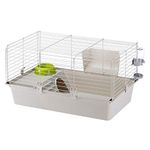 Ferplast CAGE CAVIE 80 Guinea Pig Cage, Safety Closing System, 30, 31x18, 9xH 16, 54-Inch Grey