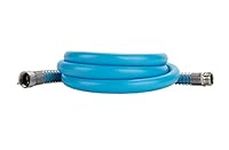 Camco EvoFlex 10-Foot Super Flexible Drinking Water Hose | 5/8-inch ID | Designed for Recreational Use | Blue (22592)