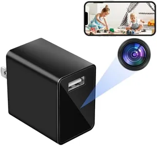 LIBREFLY Hidden Camera Charger - WiFi Spy Camera - Mini Wireless Nanny Cam - Full HD 1080P - Indoor Home Security