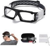 SooGree Basketball Soccer Football Goggles Anti Fog Protective Sports Goggles Glasses for Men Women (black)