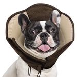 AOFITEE Dog Cones for Medium Dogs, Soft Dog Cone Collar for Dogs After Surgery, Adjustable Dog Recovery Collars & Cones, Breathable Elizabethan Collar for Dogs to Prevent Licking Wounds