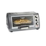 Hamilton Beach 31523C Sure-Crisp Air Fryer Toaster Oven with Easy Reach Door, STAINLESS STEEL