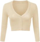 Totatuit Women's Cropped Cardigan V