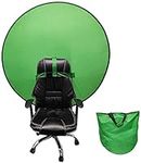 QIULAO Green Background Screen, Backdrop Background, Portable Webcam Background, 4.65ft, Chroma Key Green for Photo Video Studio Backdrop Clip