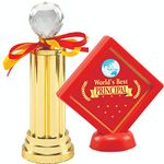 Aark India Principal Birthday/Anniversary/Festival/Teachers Day Gift:Trophy:Award Combo Set (PC001425)