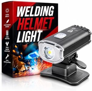 GREERRIDE Rechargeable Hard Hat Light - Firefighter Helmet Light, Flashlight with Hard Hat Light Mount for Fire Helmet Light and Welding Hardhat Light (Front Light)