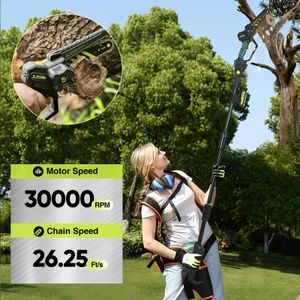 Saker Cordless Pole Saw 6-Inch – Lightweight Electric Pruning Tool