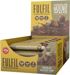 Fulfil Vitamin and Protein Bars (15 x 40g Bars) — Chocolate Hazelnut Whip Flavour — 14g High Protein; 9 Vitamins; Low Sugar
