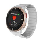 Health Monitor Watch 24/7 - Audar E2 - Vital Sign Tracker for Heart Rate, Blood Pressure, Sp02, Temperature, Real Time GPS SOS Alert, Fall Detection - Data Via IoT Cloud Platform, IP67, 10 Day Battery