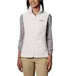 Columbia Women's Plus-Size Benton Springs Fleece Vest, Sea Salt/Sea Salt, XXL