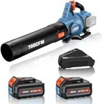 SENIX 2X2 40 Volt Max* Handheld Cordless Leaf Blower, Up to 700 CFM and 145 MPH, Variable Speeds, Cruise Control, Includes Battery and Charger (BLAX2-M2)