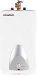 CAMPLUX Electric Mini-Tank Water Heater ME40 4.0 Gallons, Point of Use No Wait for Hot Water Under Kitchen Sink 120V 1440W, Wall or Floor Mounted, UL Listed