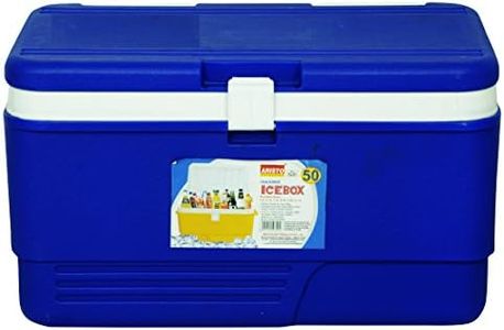 ARISTO Multipurpose Insulated Plastic Chiller Ice Box, 50 Ltrs, Blue