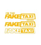 STICKERS RACING 3 Different Models of Fake Taxi Stickers for Car JDM Tuning OEM Stickerbomb Die-Cut Vinyl with 5 Colors to Choose from