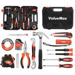 VALUEMAX 30 Pieces Tool Set, Home Tool Kit with Plastic Storage Case, Basic Tool Kit, Household Tool Kit for Home Repairs, DIY Projects and College Dormitory Use, Ideal Gift Choice