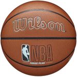 Wilson NBA Forge Plus Eco Indoor/Outdoor Basketball - Size 7-29.5", Brown