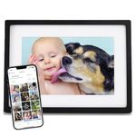 Skylight Digital Picture Frame - WiFi Enabled with Load from Phone Capability, Touch Screen Digital Photo Frame Display - Customizable Gift for Friends and Family - 10 Inch Black