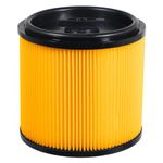 SPARES2GO Wet & Dry Cartridge Filter compatible with Shop-Vac Vacuum Cleaners (20 Litre and Above Models)