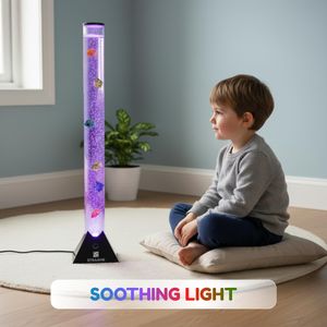Straame 90cm Bubble Fish Lamp – LED Sensory Floor Light