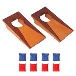 GSE Games & Sports Expert Mini Tabletop Cornhole Toss Game Set with 8 Bean Bags