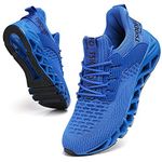 Ezkrwxn Men Sneakers Size 10.5 for Light Blue Running Shoes Breathable Comfort Tennis Shoes Casual Walking Jogging Shoes