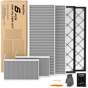 YOSLEAD 6-Pack Cabin Air Filter Kit for 2020-2026 Tesla Model Y