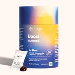 MyMuse Boost Gummies for Men | 30 Gummies | Ashwagandha, Shatavari, Gokshura, Korean Ginseng, L-Citrulline & L-Arginine | Improves Vitality, Mood & Energy | Supports Performance & Drive