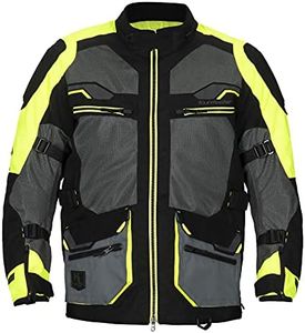 Tourmaster Ridgecrest Mens Adventure Touring Jacket Hi-Vis XXL Tall