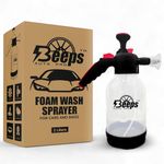 BEEPSAUTOPRO Foam Sprayer for Car & Bike, Home Cleaning | High-Pressure Blaster for Cleaning, Adjustable Nozzle, No Electricity, Running Water Or Batteries Needed | Produces Thick Foam | 2 Litre