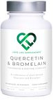 Quercetin & Bromelain Supplement | 60 Capsules -30 Servings | Powerful Antioxidant | 1000mg Quercetin (from Sophora japonica) and 500 GDU Bromelain (from Pineapple) per Serving | Love Life Supplements