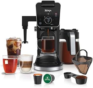 Ninja Hot and Iced Coffee Maker, Single Serve Coffee Maker and Drip Coffee Machine, DualBrew Pro Specialty 12-Cup with K-Cup Combo, Includes Permanent Filter, CFP307