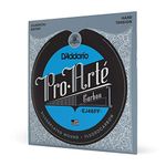 D'Addario Guitar Strings - Pro-Arte Classical Guitar Strings - EJ46FF Carbon Strings - Silver Plated Wrap, Composite Dynacore, Carbon Trebles - Hard Tension