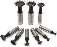 20mm*60° End Mill - Dovetail Groove Cutter HSS Straight Shank Dovetail Slot Cutter End Mill CNC Bit