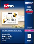 Avery Printable Postcards, 4.25" x 