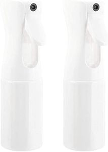 2 Pcs Hair Spray Bottles 200ml Ultra Fine Continuous Water Mister for Hairstyling, Cleaning, Plants, Misting and Skin Care - White