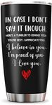 Muilzon Anniversary Wedding, Christmas, Valentines Day, Birthday Gifts for Her, Him - Romantic Gifts for Wife, Girlfriend, Couples - Gifts for Boyfriend, Husband - Black Tumbler 20oz