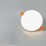 Gesto 22W Borderless Adjustable Ceiling Light - Compatible with False, Surface, and Pop Ceilings for Efficient and Even Illumination (Neutral White)-Pack of 2,Plastic