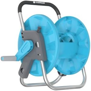 Cellfast Garden Hose Reel ALUPLUS 1/2" 45m, Aluminium Construction, Light, Convenient Transport and Storage of The Hose, Prevents Twisting, 55-150