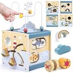 Wooden Activity Cube Montessori Toy