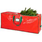 Christmas Tree Storage Bag - 48" x 15" x 20" - Roomy, zippered bag with 2 reinforced handles stores a 4-foot disassembled, artificial Christmas tree. Protects against dust, insects, and moisture.