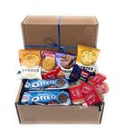 AST GIFTS Biscuits Hamper Treat Box has 4 Packs of Border Biscuits, Lotus Biscoff Biscuits, Oreos and wafers. an Ideal Afternoon Tea Gift Basket of Munchies for Any Occasion