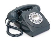 GPO 746 Push-Button Retro Landline Phone, Vintage Landline Telephone for Home, Office, Retro Phones with Authentic Bell Ring and Curly Cord, Grey