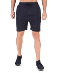 FITINC Men's Training Shorts (SLP-N-m_Navy Blue_M)