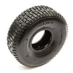 Tyre 11x4.00-4 2 Ply Chevron Turf Tread Fits 4" Inch Wheel Ride On Lawn Mower